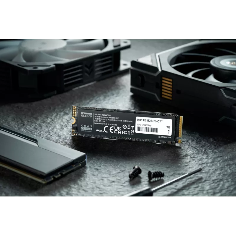 SSD KLEVV 1 TB M.2 2280 PCIe Gen3 NVMe K01TBM2SP0-C7T