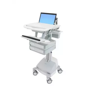 Multimediawagen Ergotron StyleView aluminium grijs wit