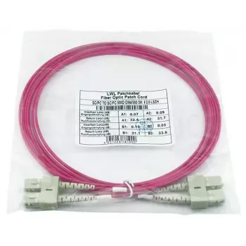 Glasvezelkabel BlueOptics SFP3232FU0.5MK 0,5 m SC OM4