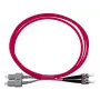 Glasvezelkabel BlueOptics SFP3233FU0.5MK SC ST OM4 0,5 m magenta