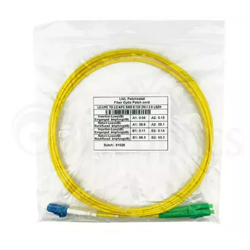 BlueOptics SFP3131BU3MS InfiniBand-glasvezelkabel 3m LC geel