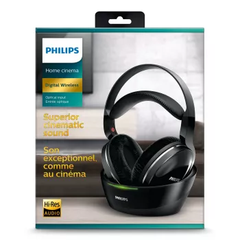 Philips SHD8850/12 hoofdtelefoon/headset draadloos hoofdband muziek zwart