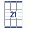 Zelfklevend etiket rechthoek Avery 7160-10