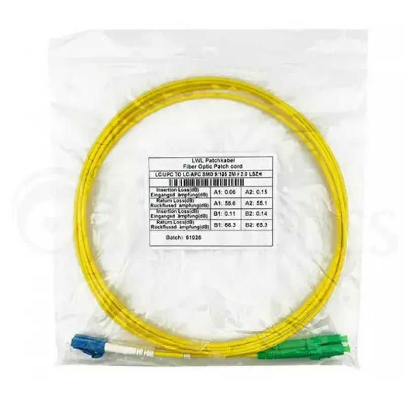 BlueOptics SFP3131BU1MS InfiniBand-glasvezelkabel 1 m LC geel