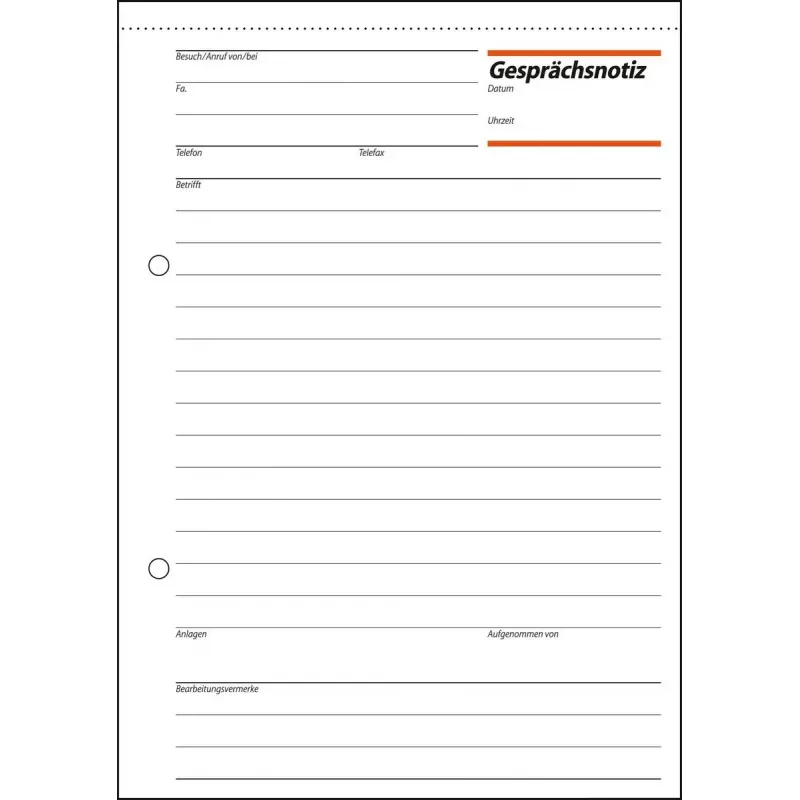 Bedrijfsformulier Sigel GE515