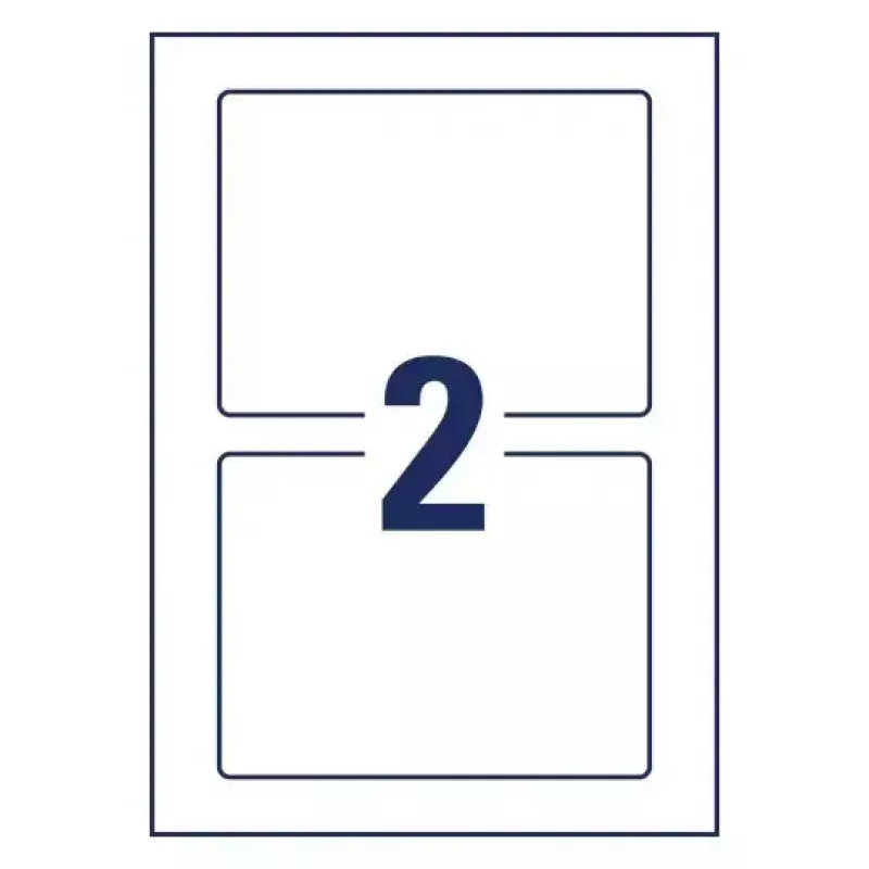 Avery Placard Label Holders lichtgrijs zelfklevend printeretiket A4