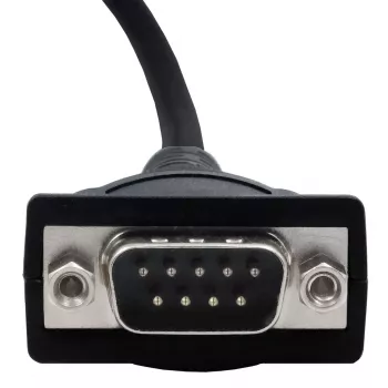 EXSYS EX-23001 seriële kabel zwart 0,5 m USB Type-A USB Type-C DB-9
