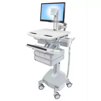 Multimediawagen Ergotron StyleView aluminium grijs wit