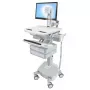 Multimediawagen Ergotron StyleView aluminium grijs wit