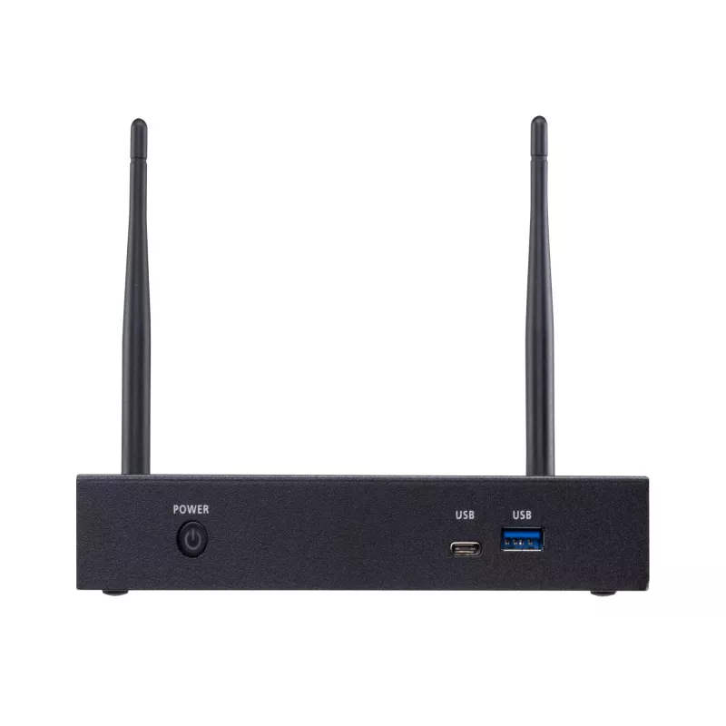 ATEN 4K draadloze presentatieswitch quad view desktop zwart