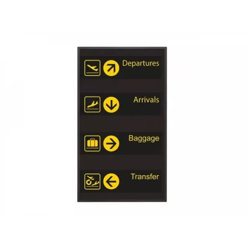 Sharp PN-HS431 digital-signagedisplay 109,2 cm (43 inch) TFT 700 cd/m² 4K Ultra HD zwart 24/7