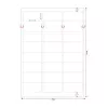 Zelfklevend etiket MediaRange MRINK150