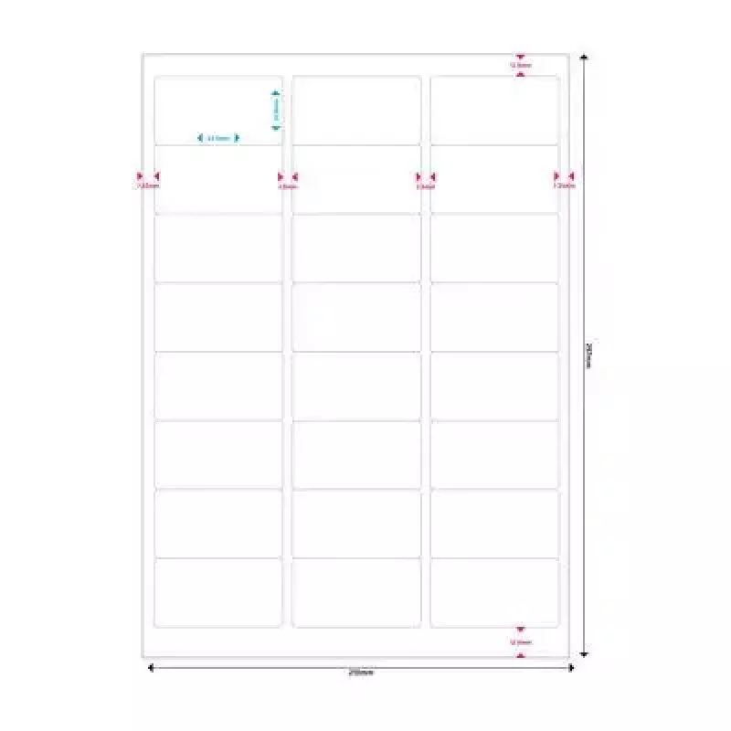 Zelfklevend etiket MediaRange MRINK150