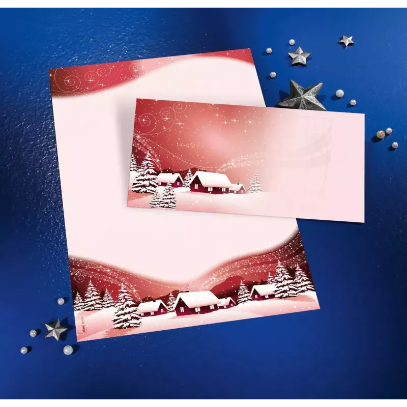 Envelop DL Sigel DU033 rood 50 stuks