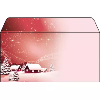 Envelop DL Sigel DU033 rood 50 stuks