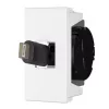 Stopcontact USB C Kindermann 7464000620 zwart wit