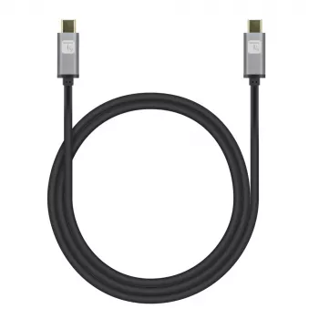 Techly ICOC-MUSB322-CM-010 USB 3.2 Gen 2-kabel, USB-C male, 1 m, zwart