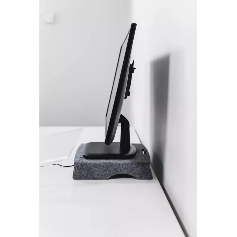 BakkerElkhuizen Q-Riser 50 Circular 76,2 cm bureau grijs
