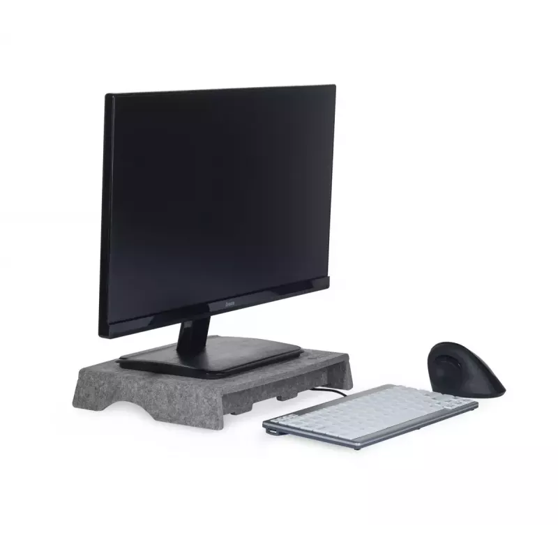 BakkerElkhuizen Q-Riser 50 Circular 76,2 cm bureau grijs