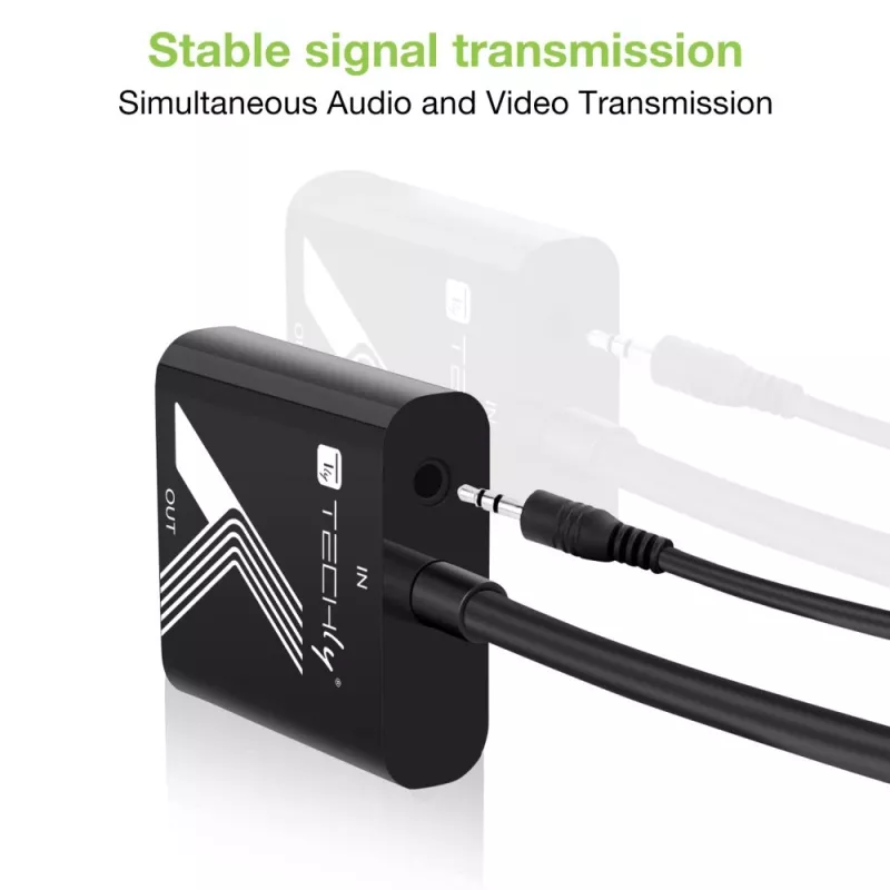 Techly kabeladapter converter HDMI naar VGA met audio-jackplug