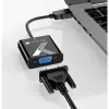 Techly kabeladapter converter HDMI naar VGA met audio-jackplug