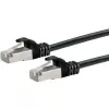 Netwerkkabel Schwaiger CKB6025 053 RJ-45 Cat6 2,5 m zwart