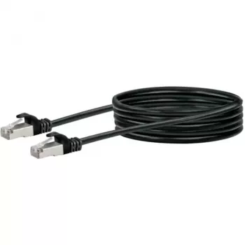 Netwerkkabel Schwaiger CKB6025 053 RJ-45 Cat6 2,5 m zwart