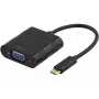 Videokabeladapter Deltaco USBC-VGA