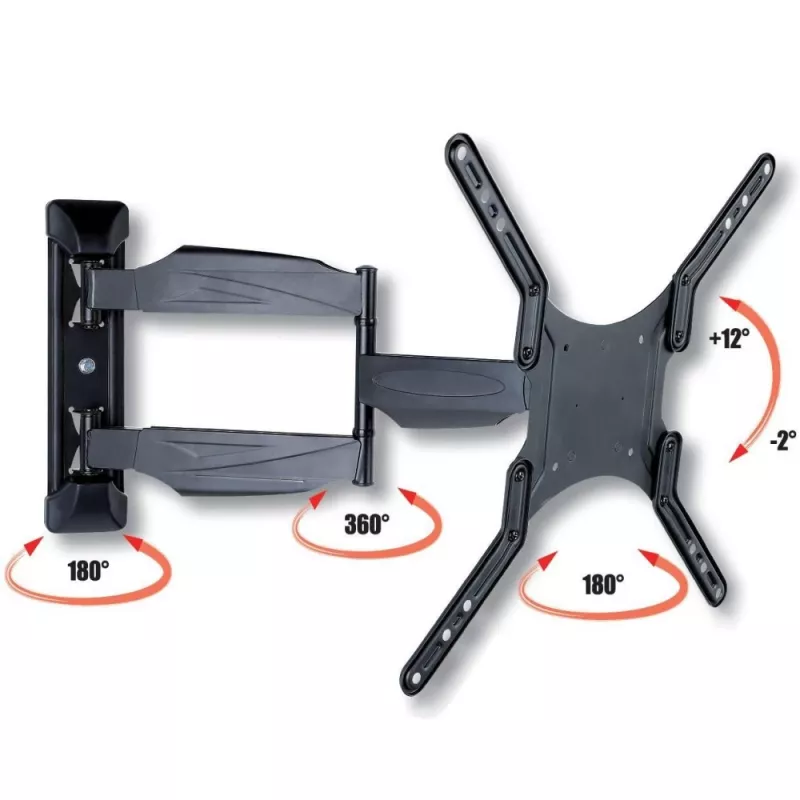 Techly 23-55 ultra slanke Full Motion LCD-TV-wandbeugel zwart” ICA-PLB 171M
