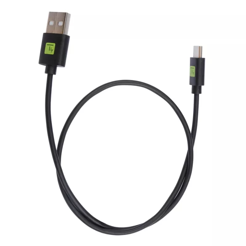 Techly ICOC MUSB20-CMAM05T USB-kabel USB 2.0 0,5 m USB A USB C zwart
