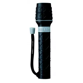 Handzaklamp Philips LightLife SFL3361/10 zwart rubber 2,4 V