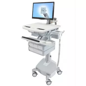 Multimediawagen Ergotron StyleView aluminium grijs wit