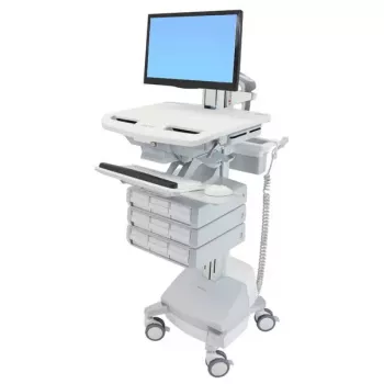 Multimediawagen Ergotron StyleView aluminium grijs wit