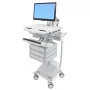 Multimediawagen Ergotron StyleView aluminium grijs wit