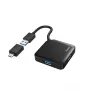 Hama USB-hub, 4 poorten, USB 3.2 Gen 1, 5 Gbit/s, incl. USB-C-adapter