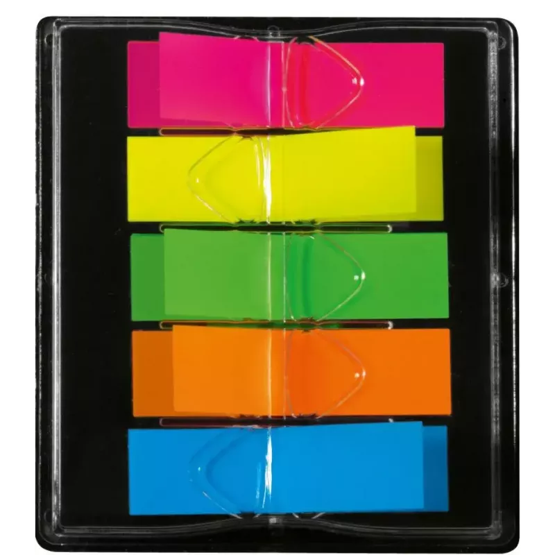 Bladwijzer Sigel HN489 flexibele bladwijzer blauw groen oranje rood geel 200 stuks