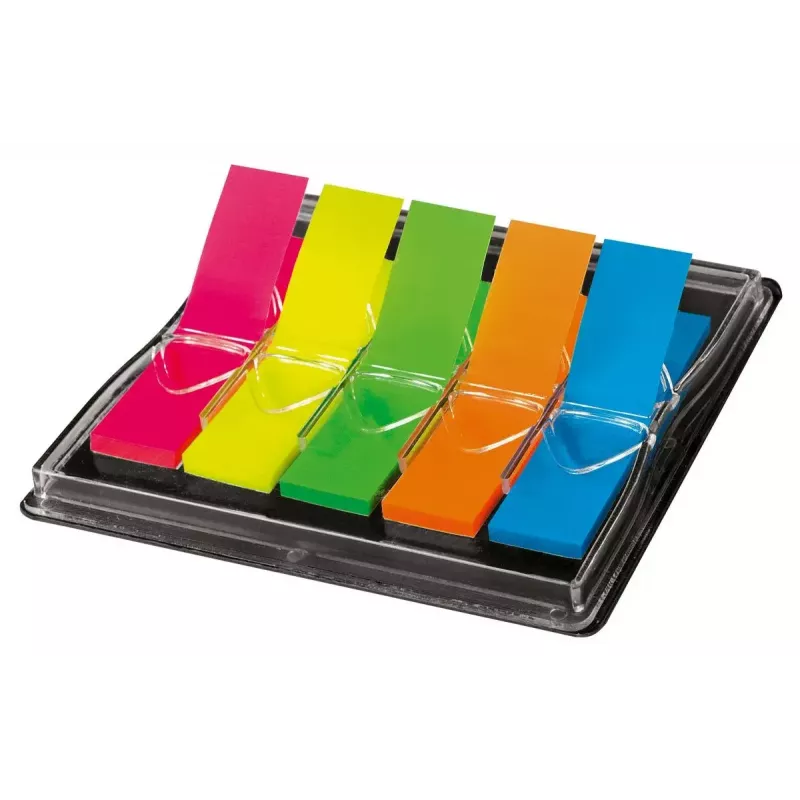 Bladwijzer Sigel HN489 flexibele bladwijzer blauw groen oranje rood geel 200 stuks