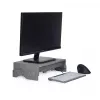 BakkerElkhuizen Q-riser 110 Circular 76,2 cm bureauverhoger grijs