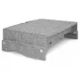 BakkerElkhuizen Q-riser 110 Circular 76,2 cm bureauverhoger grijs