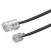 Netwerkkabel Schwaiger 6,0 m RJ-11 - RJ-45 6 m zwart