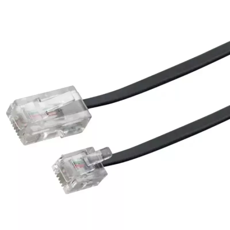 Netwerkkabel Schwaiger 6,0 m RJ-11 - RJ-45 6 m zwart