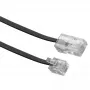 Netwerkkabel Schwaiger 6,0 m RJ-11 - RJ-45 6 m zwart
