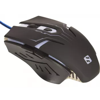 Sandberg Eliminator muis, rechtshandig, USB Type-A, 2400 DPI, zwart