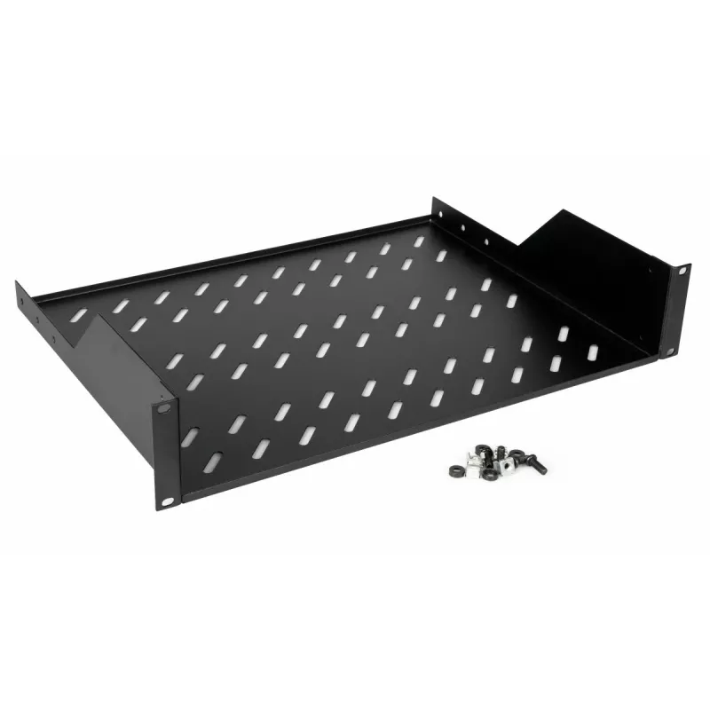 Rackplateau Equip vast plateau 19' 2U 800MM zwart