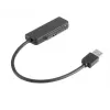 Kabeladapter USB 3.1 A SATA zwart Akasa AK-AU3-07BK