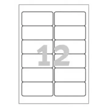 Printeretiket Avery J8177-25 wit
