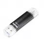 Hama Laeta Twin USB-stick 256 GB USB Type-A / Micro-USB 3.2 Gen 1 (3.1 Gen 1) zwart