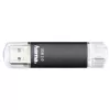Hama Laeta Twin USB-stick 256 GB USB Type-A / Micro-USB 3.2 Gen 1 (3.1 Gen 1) zwart
