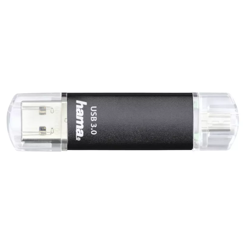 Hama Laeta Twin USB-stick 256 GB USB Type-A / Micro-USB 3.2 Gen 1 (3.1 Gen 1) zwart