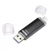 Hama Laeta Twin USB-stick 256 GB USB Type-A / Micro-USB 3.2 Gen 1 (3.1 Gen 1) zwart